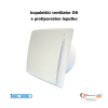 Kopalniški ventilator OK s protipovratno loputo